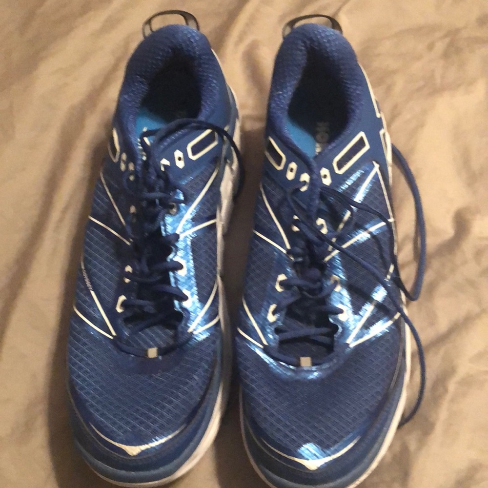 Hoka blue Odyssey men’s tennis shoes